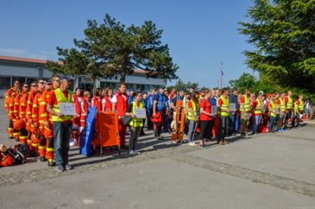 Preverjanje ekip prve pomoči v Sežani 1